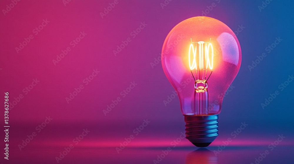 A glowing brain inside a lightbulb represents creativity, innovation, and intelligence. The colorful lights symbolize new ideas, insight, and modern thinking, highlighting the power of the mind.
A glowing brain inside a lightbulb represents creativity, innovation, and intelligence. The colorful lights symbolize new ideas, insight, and modern thinking, highlighting the power of the mind.