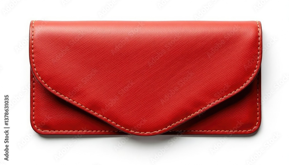 Leather flap, isolated on white studio background , background, texture Leather flap, isolated on white studio background , background, texture