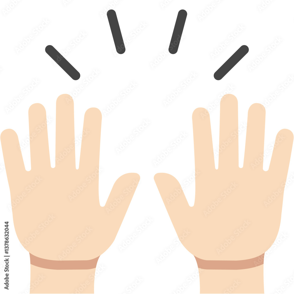 Obraz premium Raising Hands 