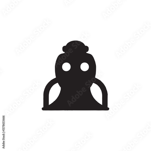 old fashioned telephone silhouette