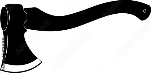 Indonesian Parang Hybrid Axe Silhouette