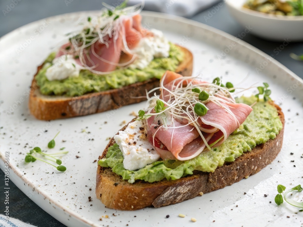 A plate of toast with spreads and garnishes. The bread is sliced into triangles, and there are dips like hummus, salsa, guacamole, pesto, and a large mushroom cloud rising over a field at sunset. A plate of toast with spreads and garnishes. The bread is sliced into triangles, and there are dips like hummus, salsa, guacamole, pesto, and a large mushroom cloud rising over a field at sunset.