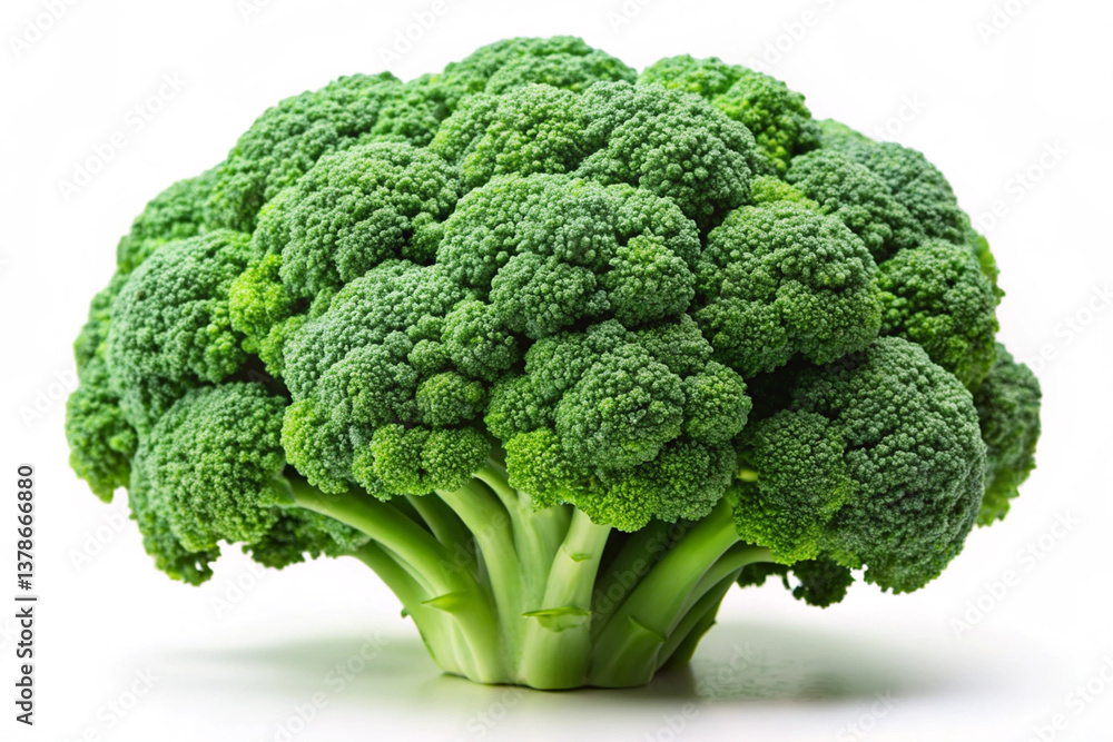 Broccoli Isolated on White Background Broccoli Isolated on White Background