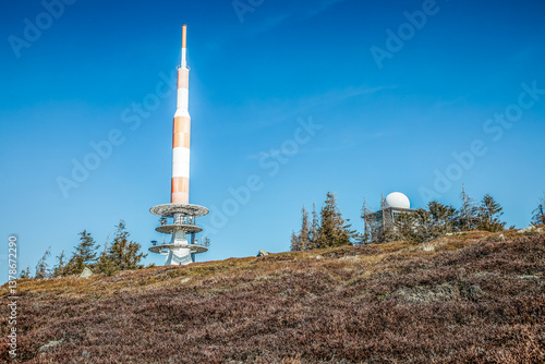 Fototapeta Naklejka Na Ścianę i Meble -  der Brocken im Harz, höchster Berg Norddeutschlands