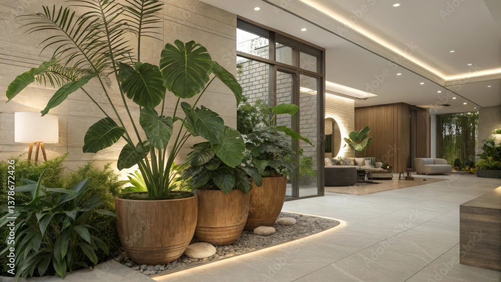 Fototapeta premium indoor plants decorative