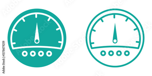 Rating Speed Meter Set - Vector Stock Illustration . 