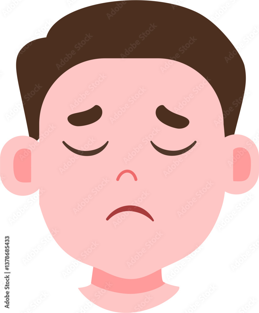 Expression face cute kids avatar Expression face cute kids avatar