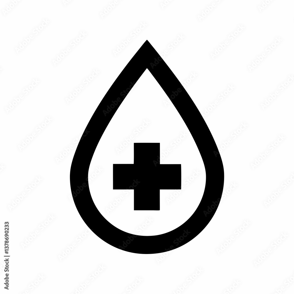 Fototapeta premium medical cross icon