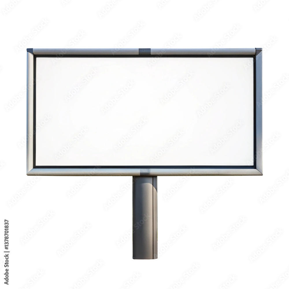 Blank billboard mockup for advertising. Blank billboard mockup for advertising.