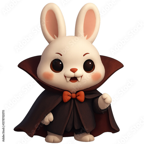 Cute 3D Bunny Vampire