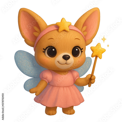 Cute 3D Dog Fairy