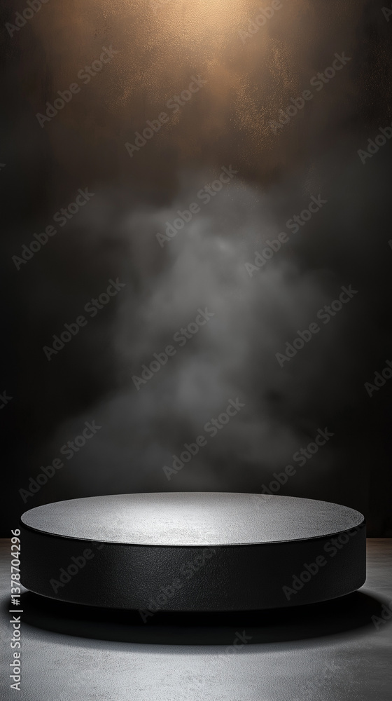 The image presents a vertical, out-of-focus photograph of a white smoke plume against a solid black background. The smoke's form is indistinct and amorphous, with varying densities creating a hazy, The image presents a vertical, out-of-focus photograph of a white smoke plume against a solid black background. The smoke's form is indistinct and amorphous, with varying densities creating a hazy,