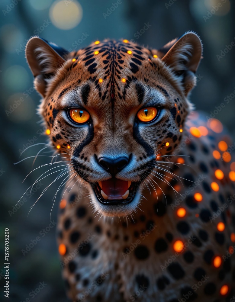 Obraz premium close up of a leopard