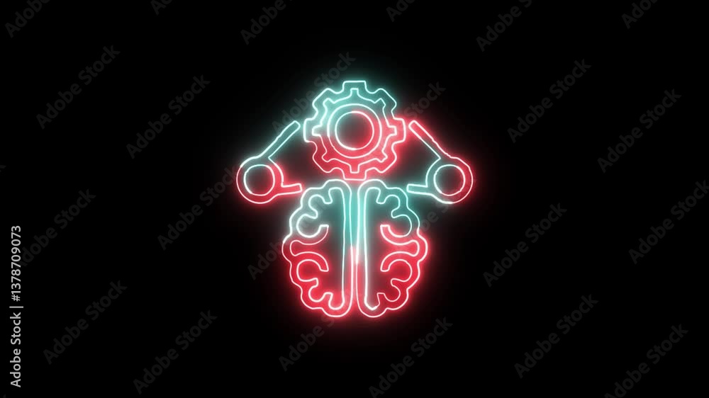 abstract background with glowing light potential icon isolated on 4k animation abstract background with glowing light potential icon isolated on 4k animation