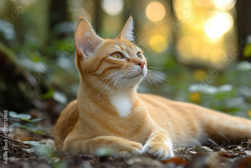 A Brazilian Shorthair cat l...
