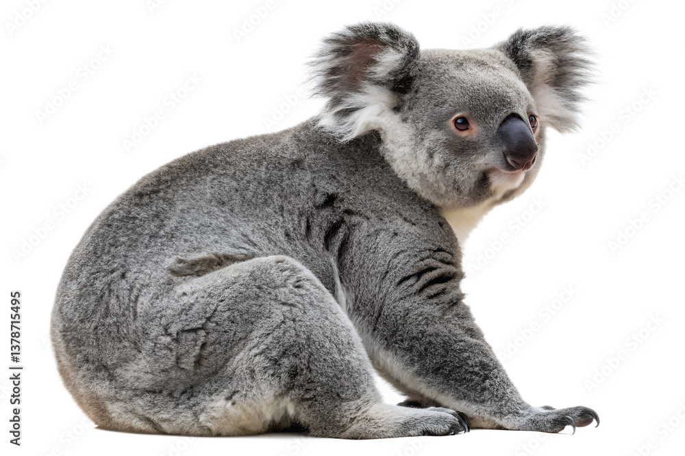 Naklejka premium koala isolated on transparent background