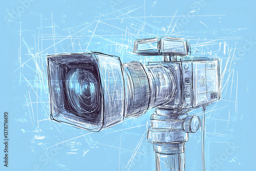 A modern depiction of a vid...
