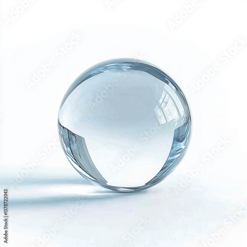 glass sphere isolated