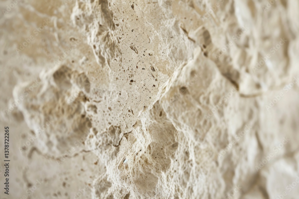 Textured Beige Limestone Macro Shot Textured Beige Limestone Macro Shot