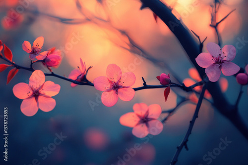 Silhouetted images of trees...