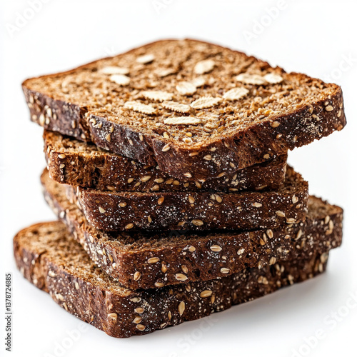 whole wheat isolated