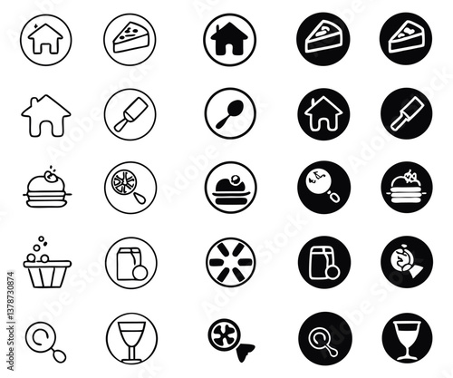 Menu icon set 