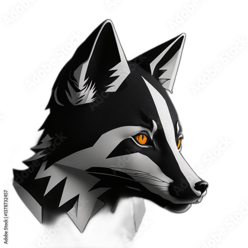 fox head vector illustration