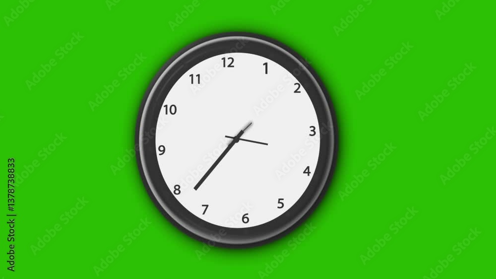 Round Wall Clock time lapse on black background. wall clock icon moving arrows isolated on black screen. wall alarm clock spinning video. time lapse video. wall clock ticking, Stopwatch. clock face. Round Wall Clock time lapse on black background. wall clock icon moving arrows isolated on black screen. wall alarm clock spinning video. time lapse video. wall clock ticking, Stopwatch. clock face.