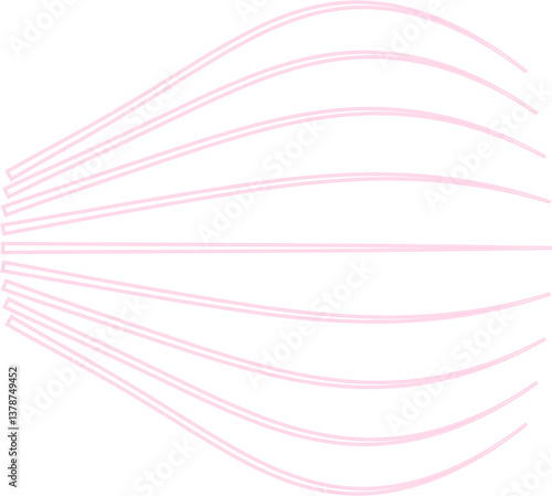 A combination of irradiated and inflated neon contour lines creates a striking geometric effect.