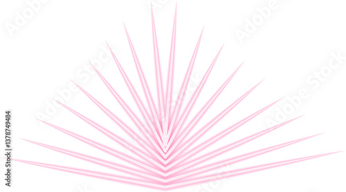 A set of neon contour lines with an irradiated glow creates a striking and luminous effect.