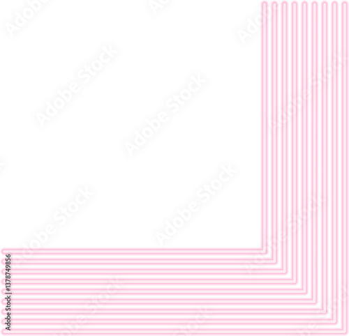 Parallel neon contour lines create straight angular formations, indicating direction.