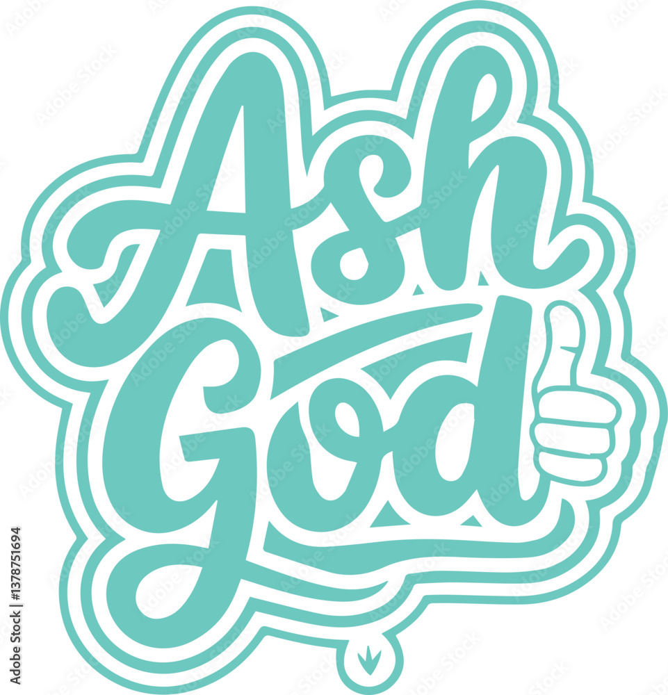 Fototapeta premium Ash God Thumbs Up.