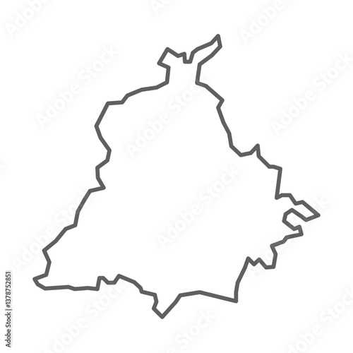 Punjab map icon
