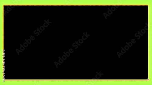 Various geometric shapes transitions on transparent background