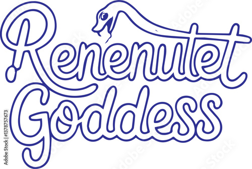 Renenutet Goddess Sticker.