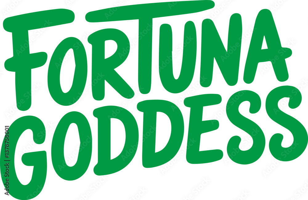 Fototapeta premium Fortuna Goddess.