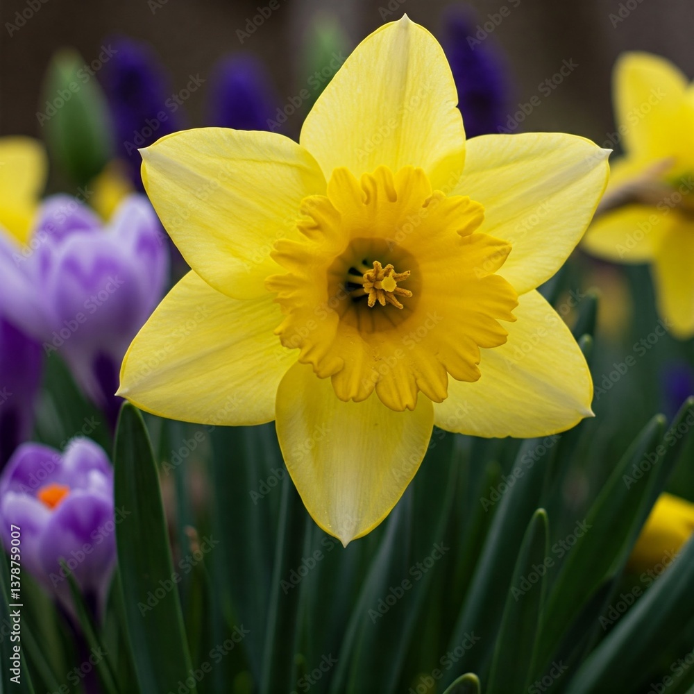 Obraz premium yellow daffodil flower