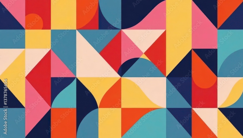 Geometric shapes create a modern, minimalist seamless pattern , seamless pattern, design, abstract Geometric shapes create a modern, minimalist seamless pattern , seamless pattern, design, abstract