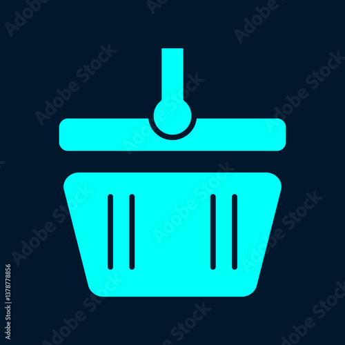 Basket Cart trendy artwork magnificent abstract vector illustration colorful valuable design