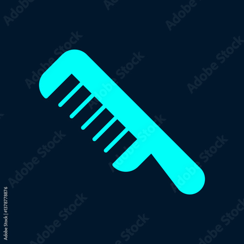 Brush Comb trendy artwork magnificent abstract vector illustration colorful valuable design