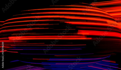 Digitale abstrakte Kunst ohne Mithilfe von 