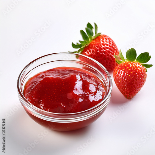 Wallpaper Mural Generated imageconfiture, aliment, fraise, fruit, bocal, baie, dessert, en verre, frais, confiture, petit déjeuner, marmelade, fait maison, conserves, conserves, sain, cuiller, sauce, été, délicieux Torontodigital.ca