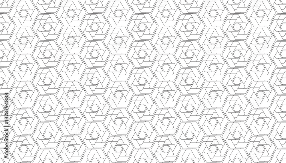 Geometric Pattern Stippled Hexagon Pattern Interconnected Dotted Geometric with Seamless Repeat Geometric Pattern Stippled Hexagon Pattern Interconnected Dotted Geometric with Seamless Repeat