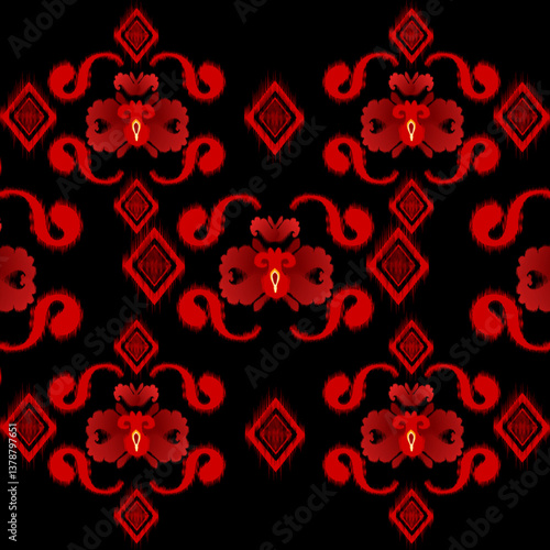 The beautiful embroidery pattern is mesmerizing with intricate details. The delicate lines blend perfectly. Creative is an impressive work of art. The subtlety of the pattern reflects the attention to