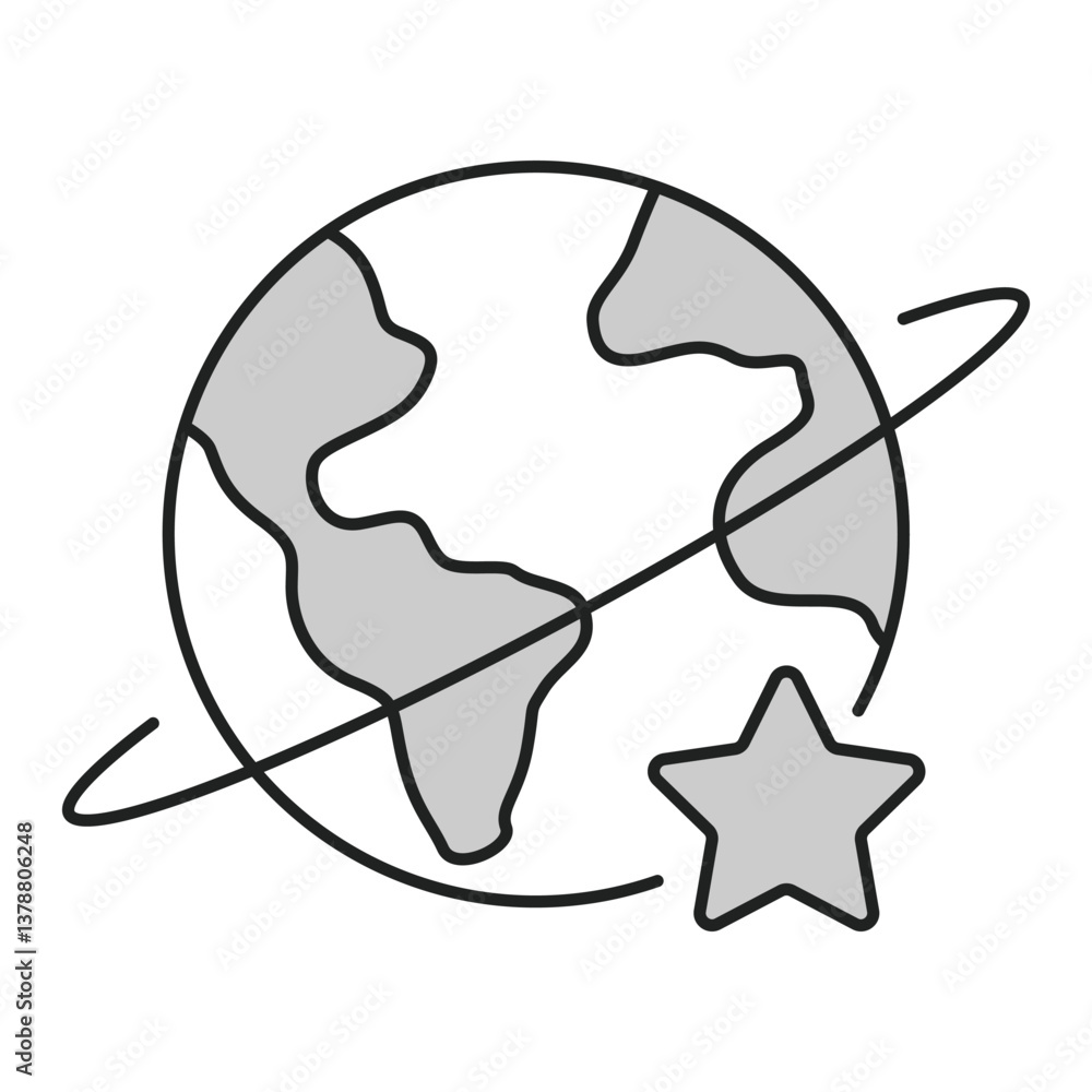 Global Certification Icon. Worldwide Recognition and Approved Quality Badge Global Certification Icon. Worldwide Recognition and Approved Quality Badge