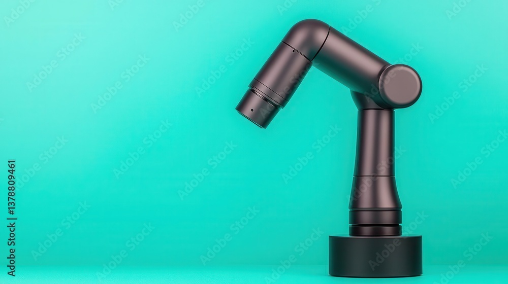 Cobot performing repetitive assembly tasks with precision, representing the future of industrial collaboration Cobot performing repetitive assembly tasks with precision, representing the future of industrial collaboration
