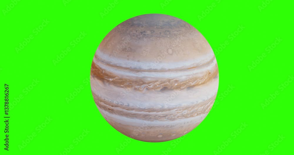 Jupiter from space Video. 3d render. Jupiter from space Video. 3d render.