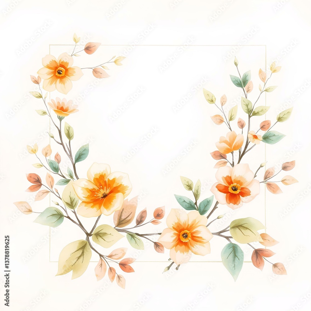Fototapeta premium bouquet of flowers on a white background