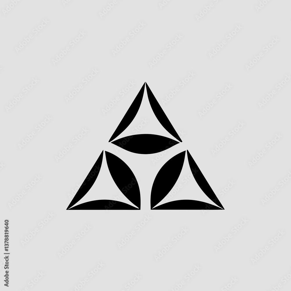 Fototapeta premium abstract triangle logo vector