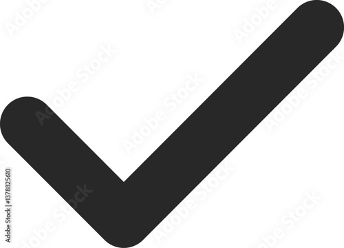 check mark flat web icon concept